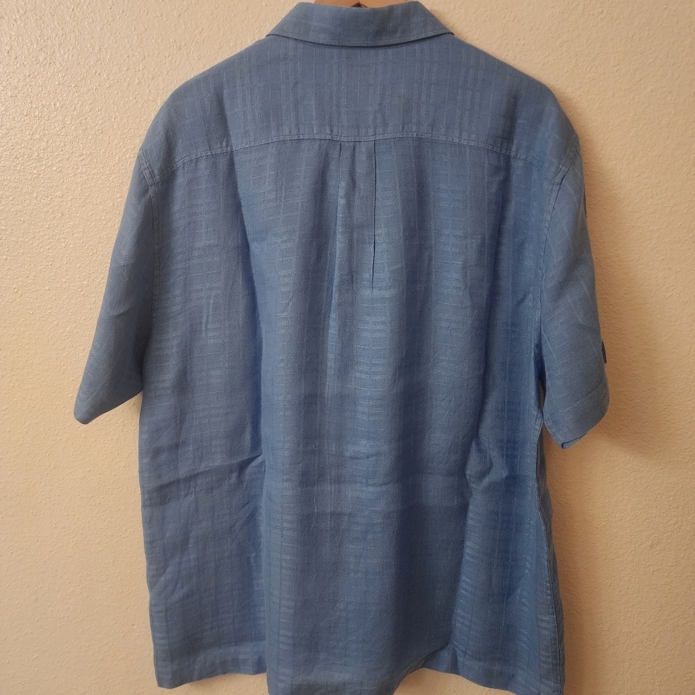 Tommy Bahama 100% Linen Casual Button-Down Shirt Mens XL - Picture 7 of 7